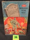 Rare Vintage 1950's/60's Jaymar The Mummy Jigsaw Puzzle Complete In Box