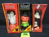 (3) Vintage Halloween Candles 5-6