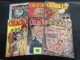 Cracked Magazine #9, 12, 19, 20, 23, 30 Silver Age Issues