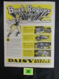 Original 1940's Full Page Ad For Buk Rogers Daisy Atomic Pistol