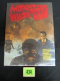 Vintage 1974 Monsters Who's Who Hardcover Book W/ Dustjacket