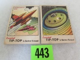 (2) Rare 1954 D94-4 Ward's Bakery Tip Top Bread Space Cards