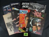 Lot (8) Vintage Star Trek Related Magazines