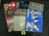 Lot (6) Asst. Star Trek Manuals, Encyclopedia, Etc.