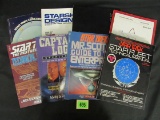 Lot (7) Star Trek Technical Manuals, Captains Logs, Etc.