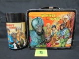 Vintage 1974 Planet Of The Apes Metal Lunchbox & Thermos