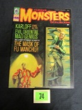 Famous Monsters Of Filmland #65 (1970) Karloff Fu Manchu Cover