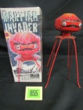 Contemporary Schylling Tin Wind-up Martian Invader Toy Mib