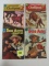 Lot (4) Golden Age Gene Autry Related Dell Comics