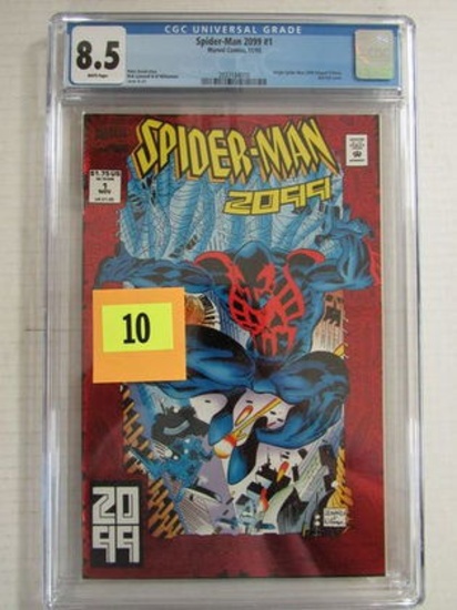 Spider-man 2099 #1 (1992) Key 1st Issue Red Foil Cover Cgc 8.5