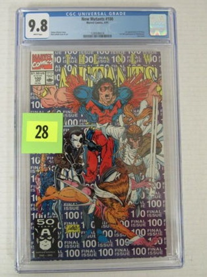 New Mutants #100 (1991) Key 1st Appearance X-force Cgc 9.8