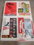 Lot Of (4) Original Vintage Movie Posters