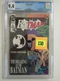 Batman #497 (1993) Classic Bane Breaks Batman's Back Cgc 9.4