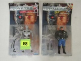 (2) Vintage 1991 Kenner Terminator 2 T2 Action Figures Moc