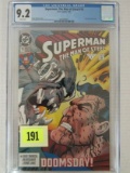 Superman: The Man Of Steel #19 (1993) Classic Doomsday Appearance Cgc 9.2