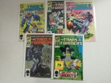 Transformers #5, 6, 7, 8, 9 Copper Age Marvel Lot (1st Dinobots)