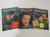 Lot (3) 1940's Movie Story Magazines