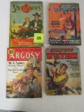 Lot (4) 1930's/40's Assorted Pulps