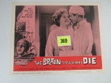 Brain That Wouldn’t Die 1962 Lobby Card