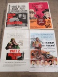 Lot Of (4) Original Vintage Movie Posters