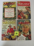 Lot (4) 1930's/40's Argosy Pulps