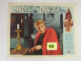 Brides Of Dracula 1960 Lobby Card #7