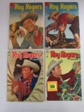 Lot (4) Golden Age Roy Rogers Dell Comics