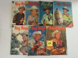 Lot (7) Golden Age Roy Rogers Dell Comics
