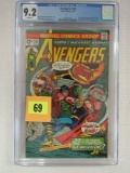 Avengers #132 (1975) Bronze Age Frankenstein Appearance Cgc 9.2