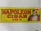 Dated 1974 Napoleon Cigar 10 Cent Tin Tacker Advertising Sign