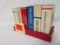 Rare Set of Cigarette Pack Rubber Office Stamps w/ Holder