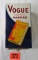 Antique Vogue Cigarette Papers Metal Store Display Rack Sign