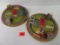 2 Antique Marx Tin Wind Up Honeymoon Express Toys