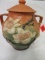 Roseville Pottery Pink Magnolia Cookie Jar (2-8