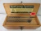 Russell Jennings Auger Bits Set No. 100 In Original Stanley Wooden Box