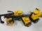 Lot of (2) Tonka Turbo Diesel Pressed Steel Trucks, Inc. Crane Truck and Backhoe