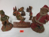 Collection of (11) Tom Clark's Creations Gnome and Wildlife Sculptures