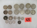 Estate Found Lot of $6.15 US Coins Inc. Walking Liberty Half Dollars