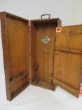 Antique Stanley Wooden Tool Cabinet No. 861