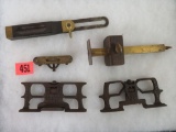 Lot of (5) Antique Wood Working Tools Inc. Stanley and Atkins & Co