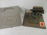 Antique Pre-War Child's Tin Typewriter by Gescha Germany