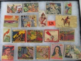 Group of Vintage Non-Sport & Cigarette Cards Inc. Rare 1940 Superman Leader Novelty Card