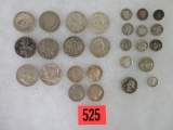 Estate Found Lot of $7.30 US Coins Inc. Walking Liberty Half Dollars