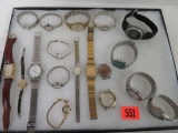 Estate Found collection of Vintage Wrist Watches Inc. Timex, Waltham, Sharp and Others