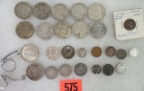Estate Found Lot of $7.00 + US Coins Inc. Walking Liberty Half Dollars