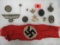Case Lot of Authentic WWII German Nazi Medals, Patches, Tinnies & More