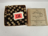 Rare Partial Box (95 Rds /100) 1955 FN Herstal Belgium 30-06 Ammo