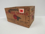 Antique Wards Red Head Shells 16 Ga Ammo Wooden Shipping Crate