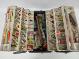 Estate Found Vintage Tackle Box Full of Tackle