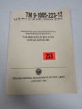 Original 1963 Dept. of US Army 7.62 M-14 Rifle Field Manual